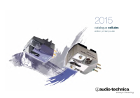 Audio Technica 2015 - Catalog 